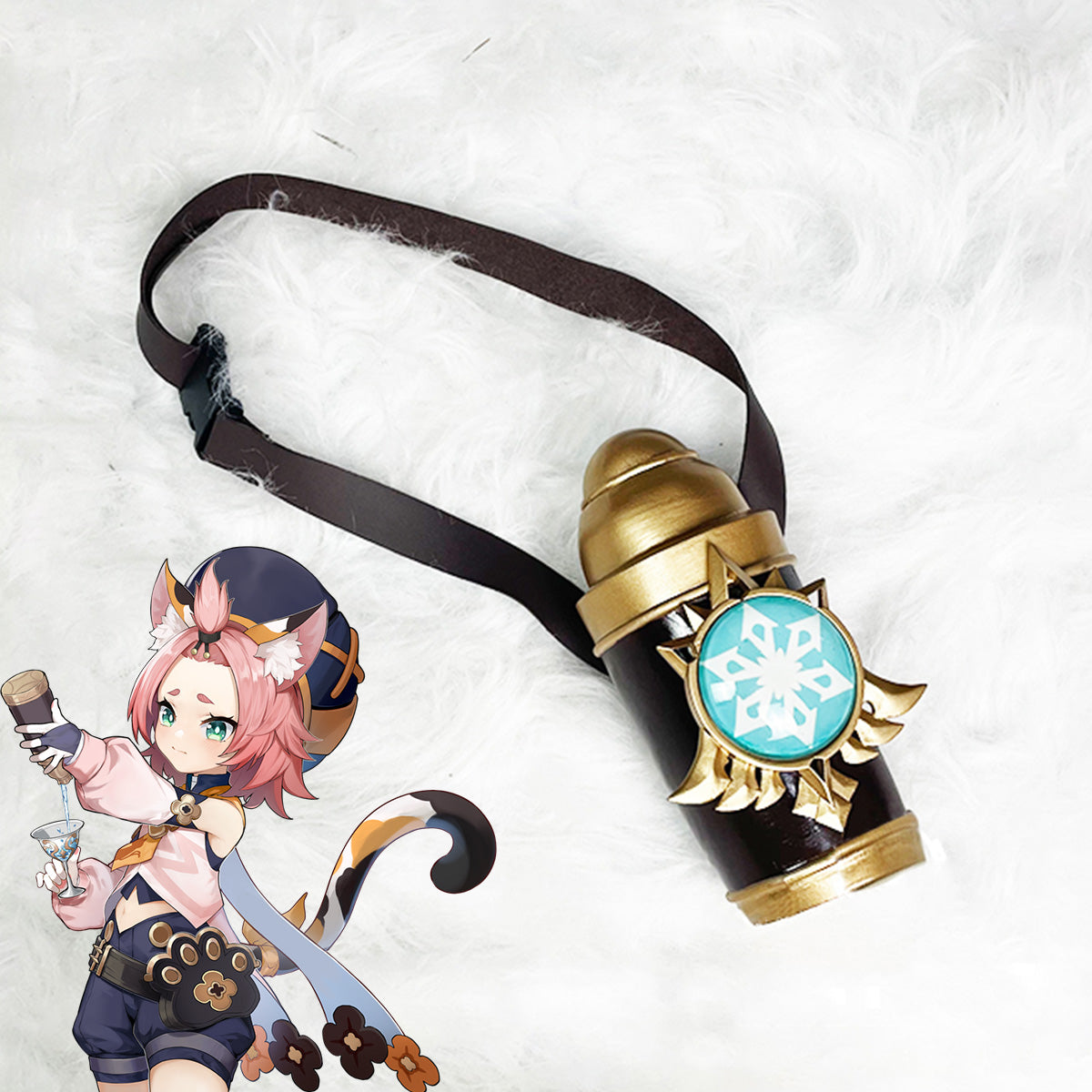 Genshin Impact Diona Cocktail Bottle Cosplay Accessory Prop Prop - Tophatter Daily Deals